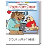 SC0355 A Trip to the Urgent Care Center Coloring and Activity Book With Custom Imprint